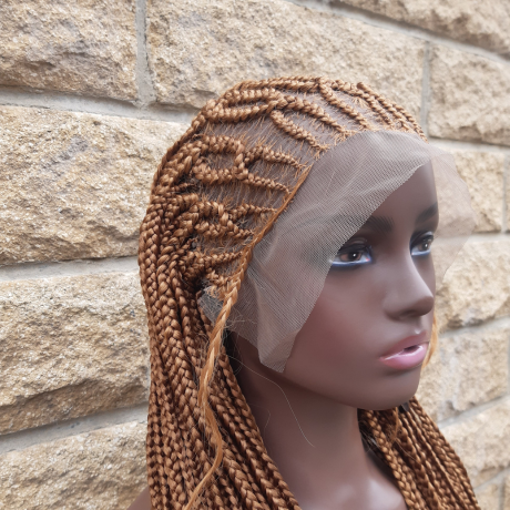 Lace front braided wig for women, synthetic wig for Ladies