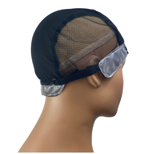 Breathable Transparent Mesh Cap with Non slip silicone for making wigs and Hair Weaving Medical wig for kids and Women