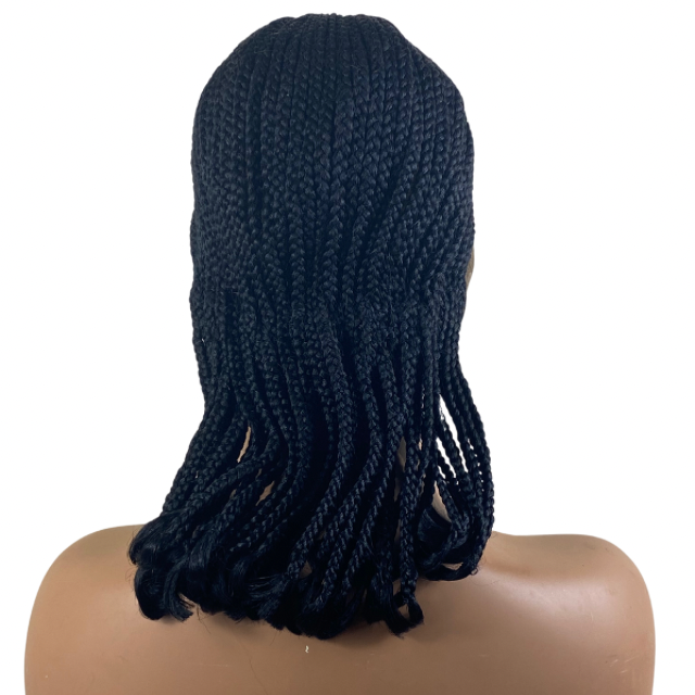 Women Glue-less full lace cornrow wig short weaving wig chemotherapy wig black women hair replacement wigs