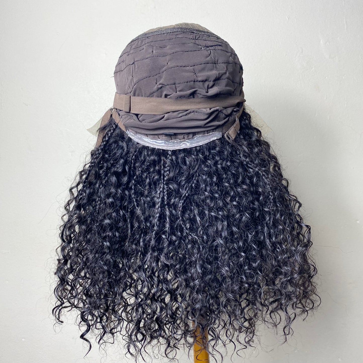 Confidence Boho Wig for Kids | Human Hair Braided Wig | Lace Front Alopecia Wig | Boho Fusion Construction | Lightweight Children’s Wig