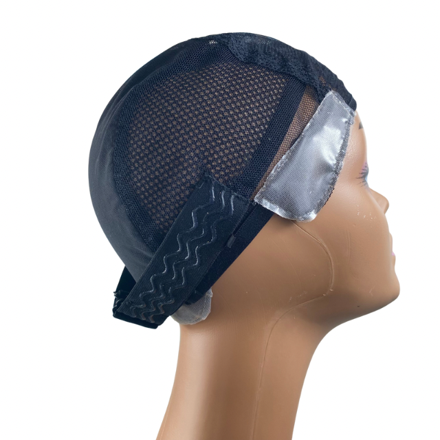 Non slip silicone wig cap with adjustable silicone wig band for making wigs and Hair Weaving Medical wig for kids and Women.Breathable cap