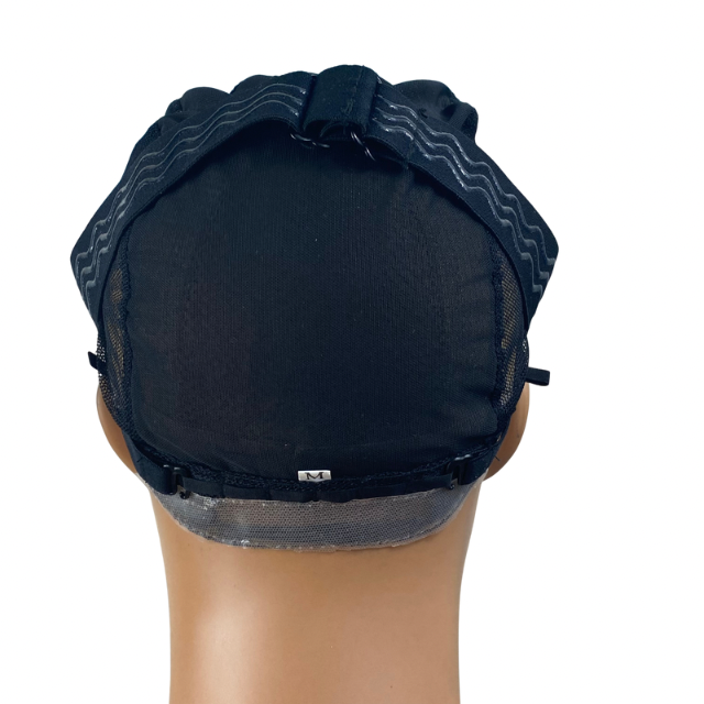 Non slip silicone wig cap with adjustable silicone wig band for making wigs and Hair Weaving Medical wig for kids and Women.Breathable cap