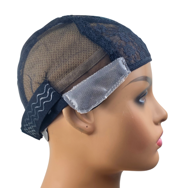 Non slip silicone wig cap with adjustable silicone wig band for making wigs and Hair Weaving Medical wig for kids and Women.Breathable cap