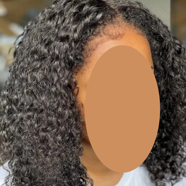Women Lace frontal Curly baby wig New Trend Human Hair wig for Black Women
