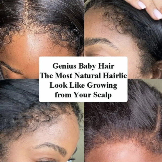 Women Lace frontal Curly baby wig New Trend Human Hair wig for Black Women