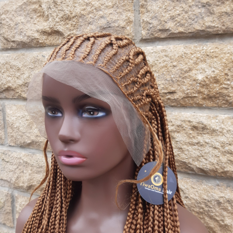 Lace front braided wig for women, synthetic wig for Ladies