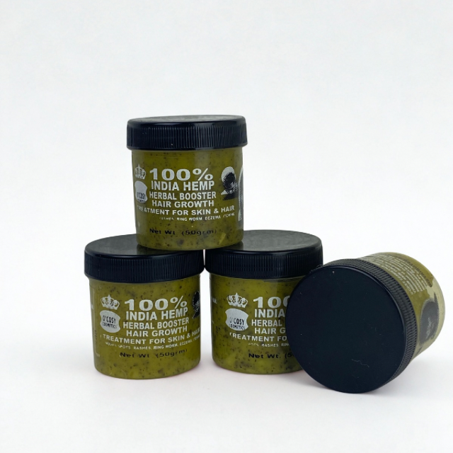 2 Pcs 100% Indian Hemp Herbal Booster Hair Growth