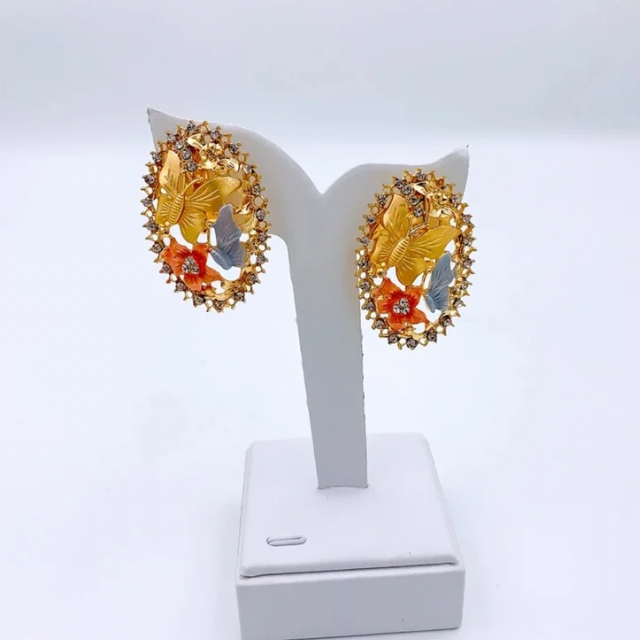 African necklace Dubai Gold Plated Jewelry For Women Wedding Bracelet Earrings