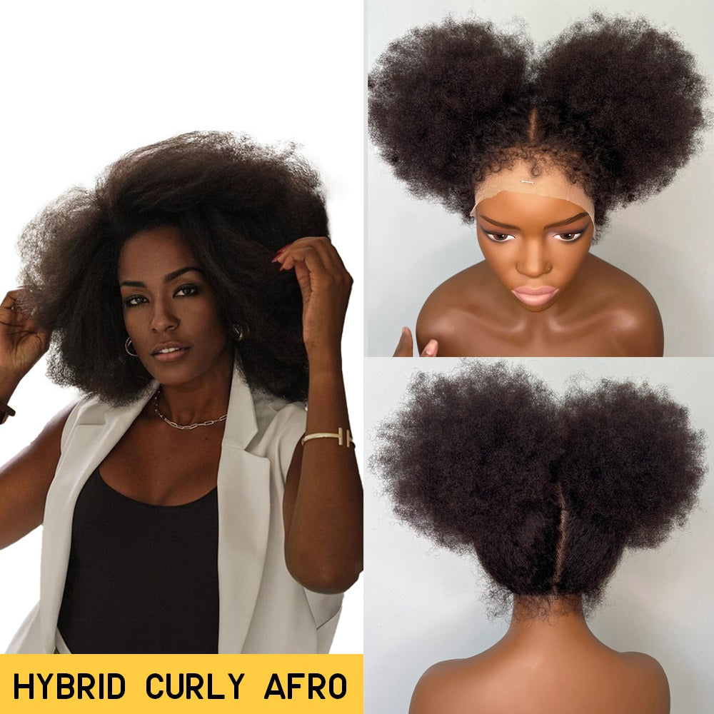 Curly Full Lace Human Hair Wigs 4B Hairline Invisible Frontal Women Brazilian