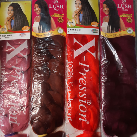 X- pression Kanekalon hair