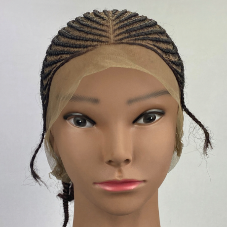 Kids cornrow ponytail wig, Alopecia support wig, Children braided wig for ages 5 to 12years.Lace wig