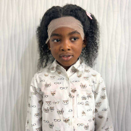 Kids Wigs, Human Hair Little girls wig, Afro Kinky Curls Lace  front wig for children Alopeica Little girls wig