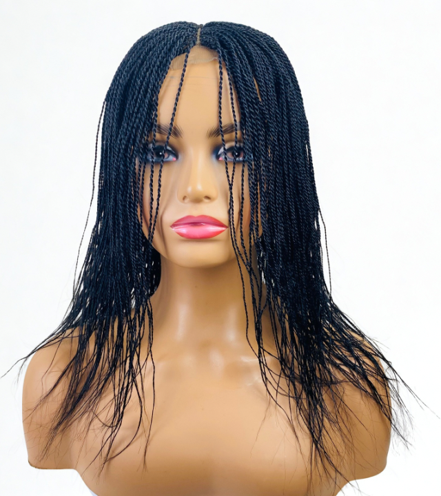 Short Small twist braids for Ladies Bob wig