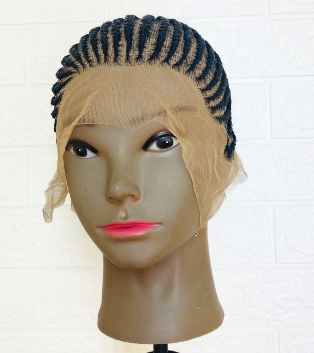 Kids cornrow ponytail wig, Alopecia support wig