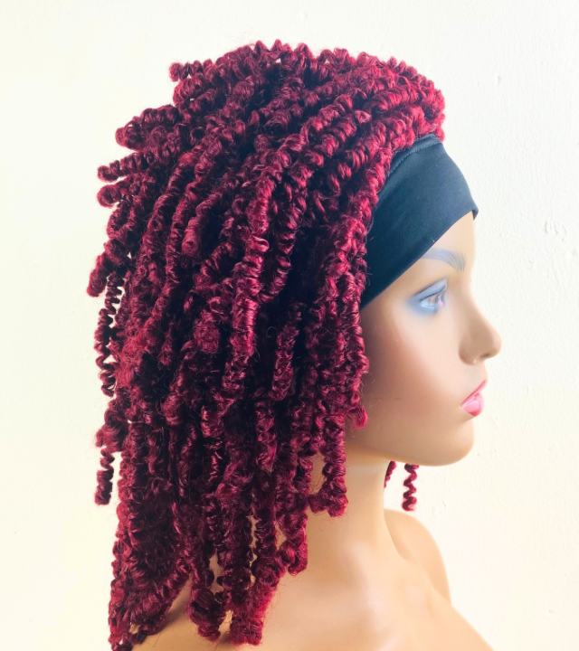 Headband Spring twist locks wig, twist wig, wig band wigs