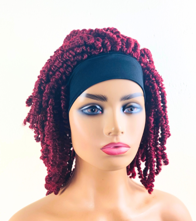 Headband Spring twist locks wig, twist wig, wig band wigs
