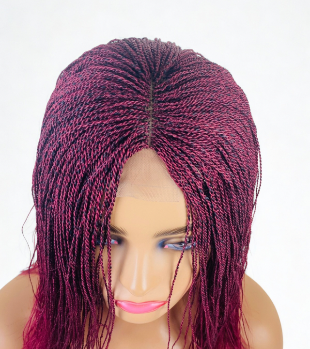 Short Small twist braids for Ladies Bob wig