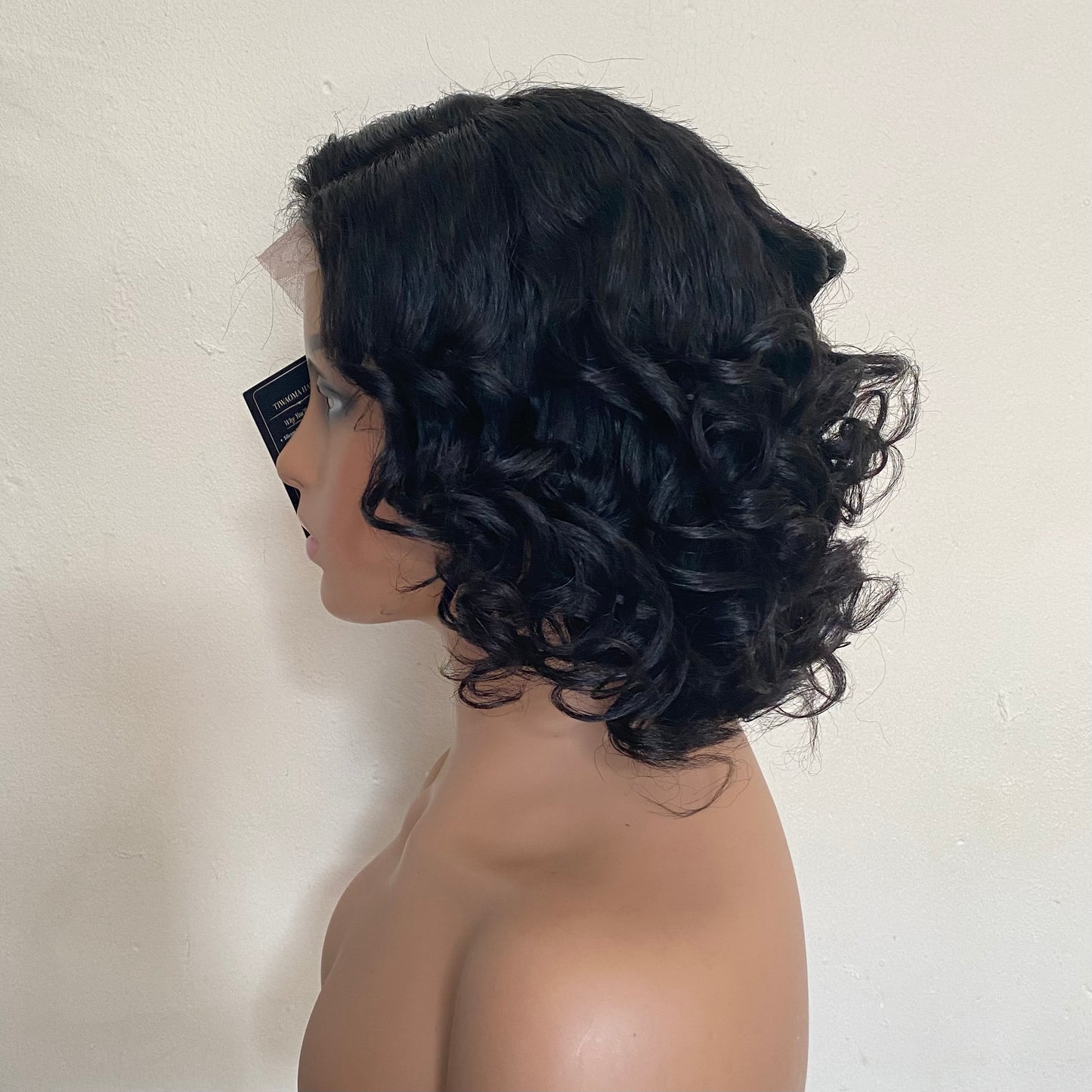 Protect Your Edges Wig | Kinky Curly Bob with Silicone Grip Cap | Beginner Friendly Glueless Wig