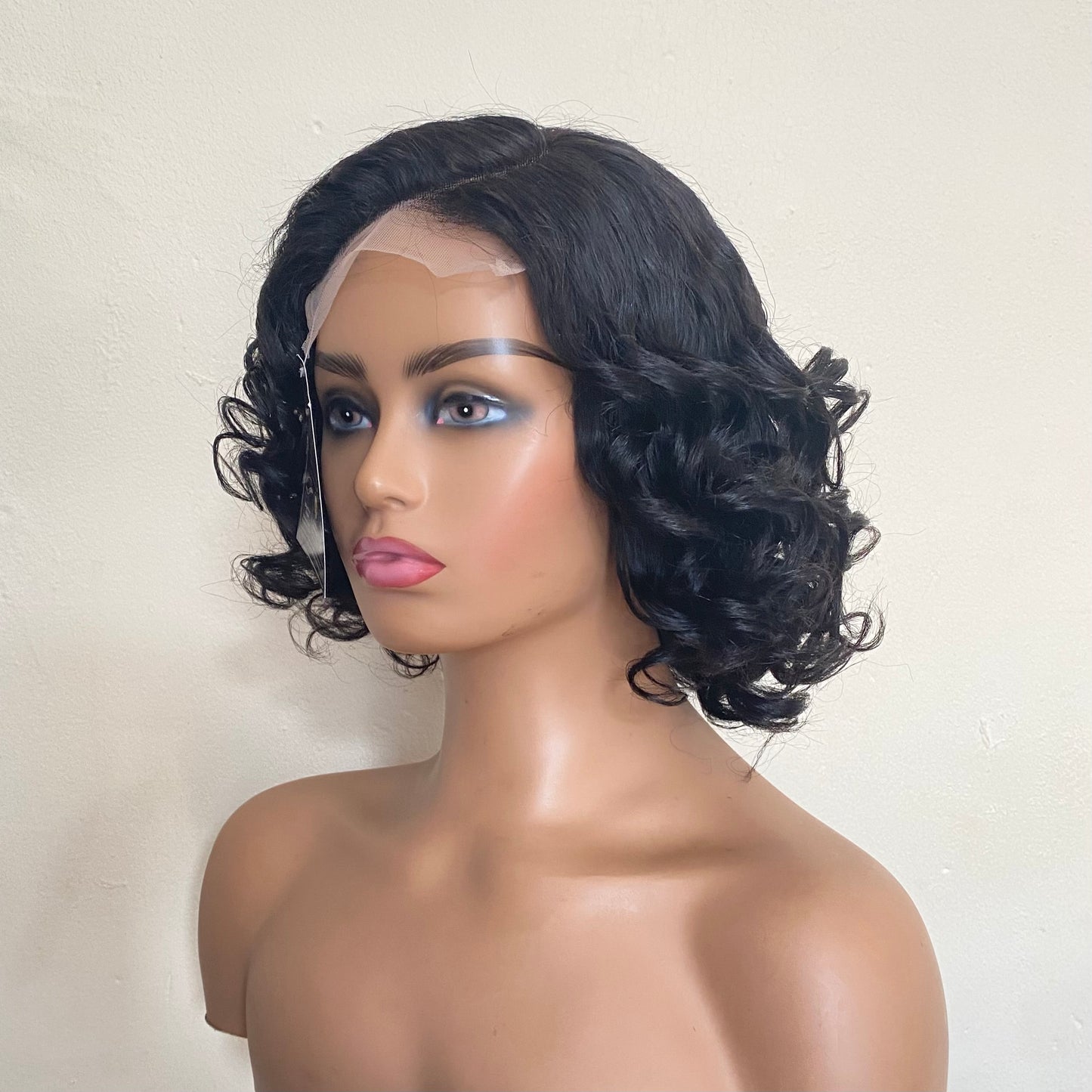 Protect Your Edges Wig | Kinky Curly Bob with Silicone Grip Cap | Beginner Friendly Glueless Wig