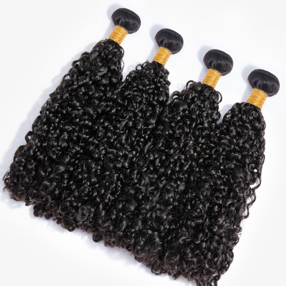 Brazilian Small Spirals Curly Bundles Unprocessed Kinky Human Hair Weave New