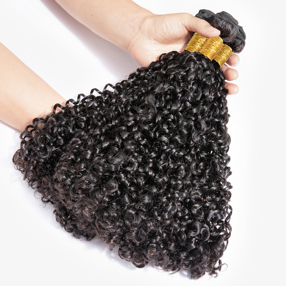 Brazilian Small Spirals Curly Bundles Unprocessed Kinky Human Hair Weave New