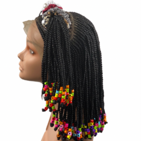 Kids Lace frontal micky braid wig. Alopecia comfort wig for girls ages 4 to 12 years ,Children’s wig